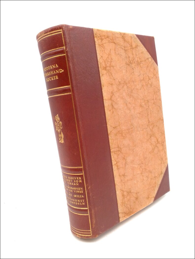 Nordlund, Erland ; Rand, James H. ; Feery, L. M. ; Russel, Thomas : Hur man skriver affärsbrev som gör verkan ; Hur affärsmannen tryggar sin vinst ; Konsten att skylta ; Köpmannakonst i detaljhandeln