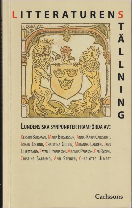 Kerstin m. fl. Bergman : Litteraturens ställning