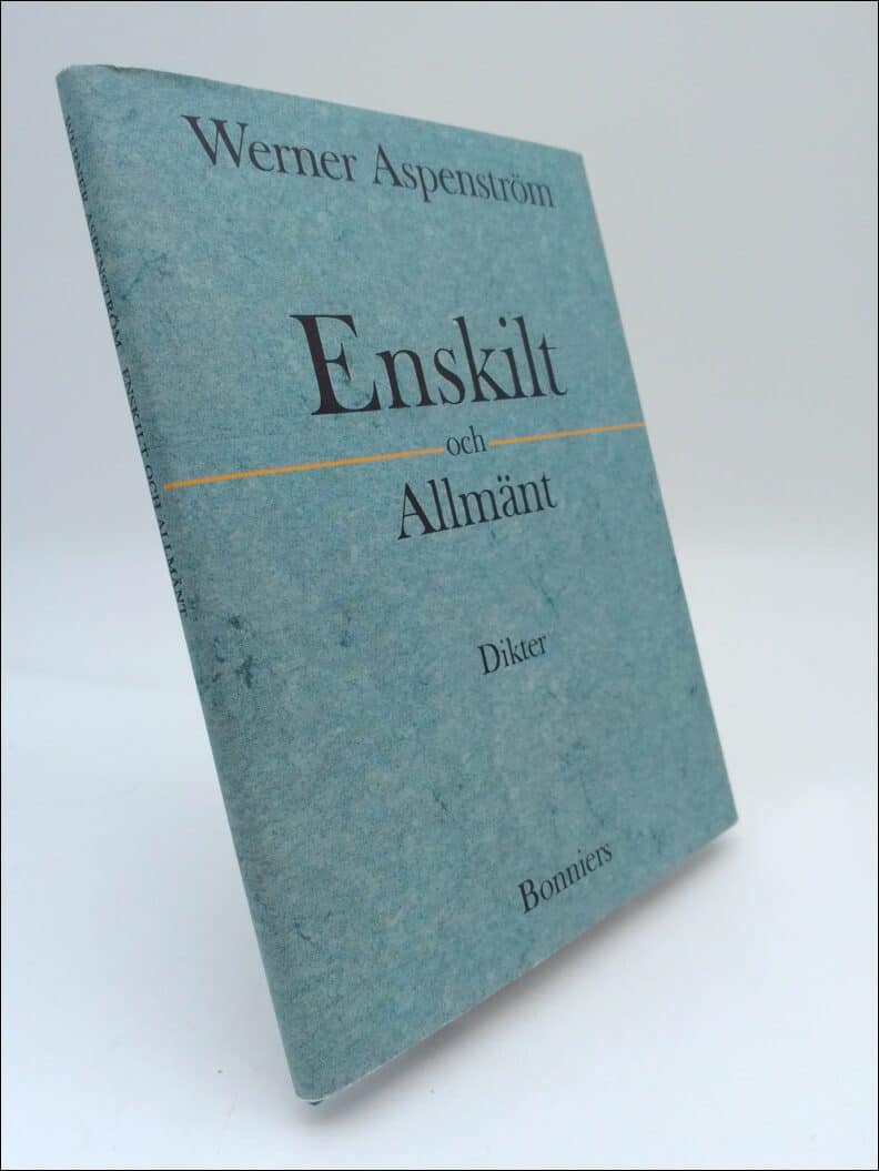 Werner Aspenström : Enskilt och allmänt