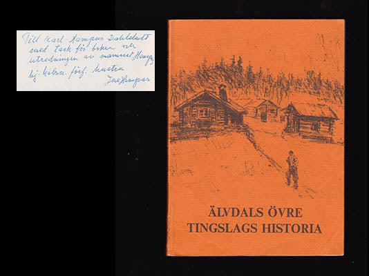 Olof Hampus : Älvdals övre tingslags historia