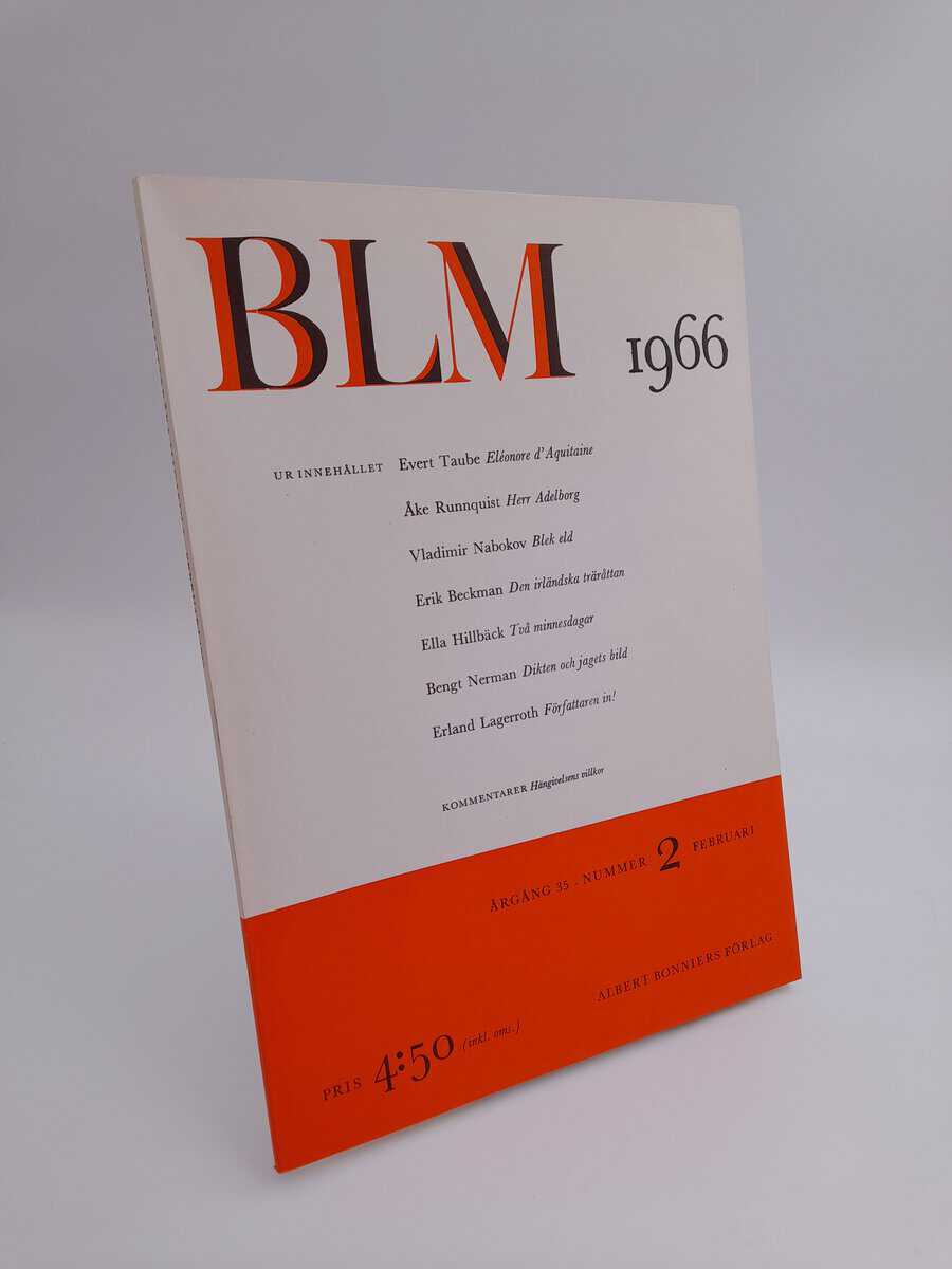 Bonniers litterära magasin : 1966/2