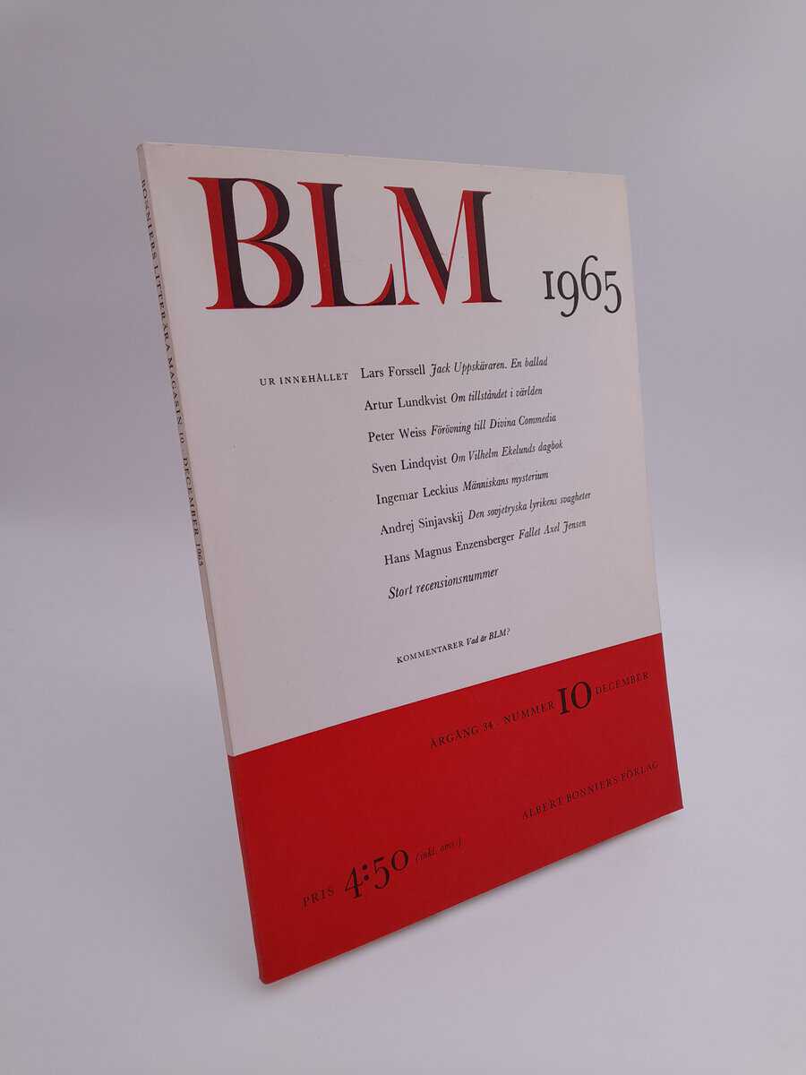 Bonniers litterära magasin : 1965/10