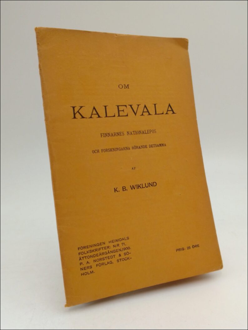 K. B. Wiklund : Om Kalevala