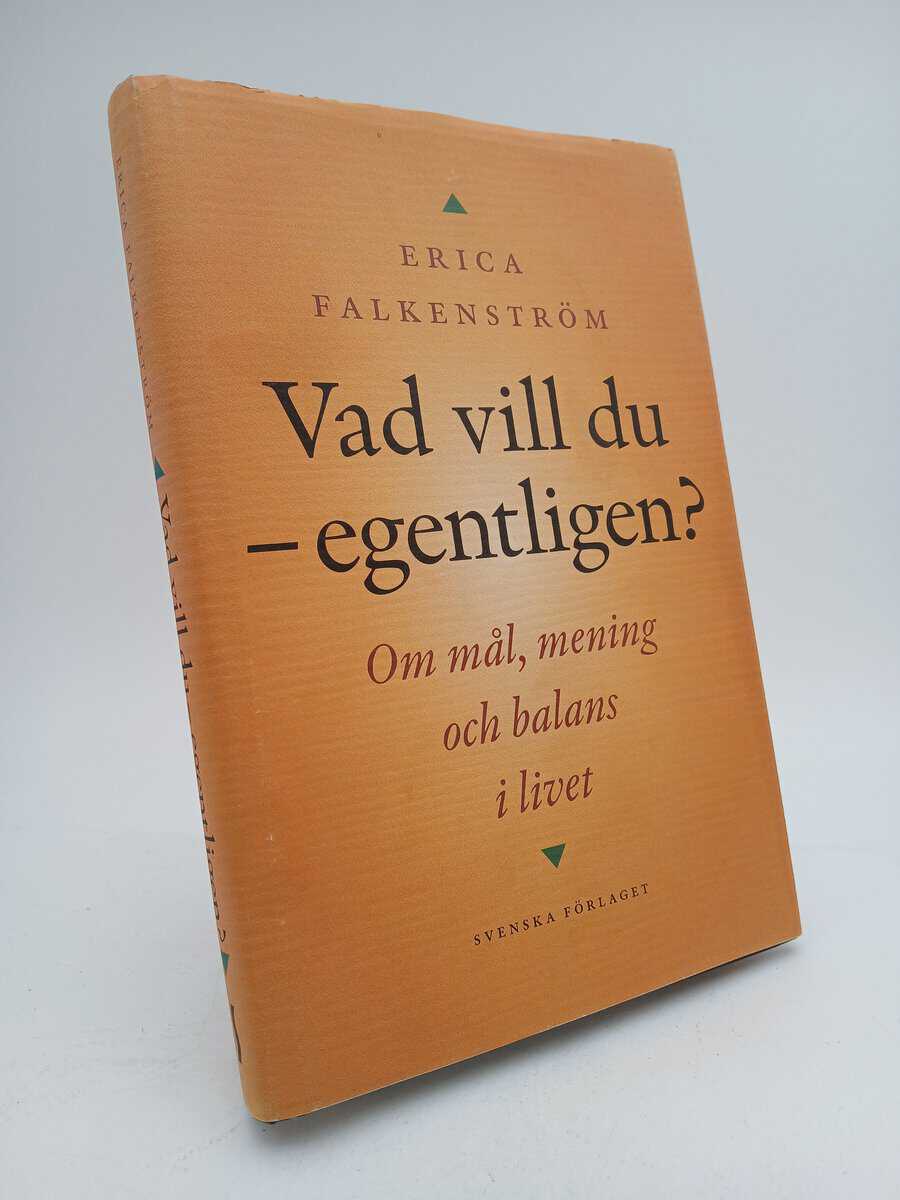 Erica Falkenström : Vad vill du - egentligen?