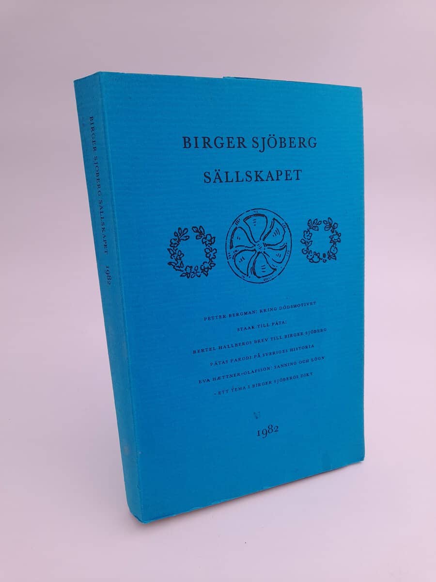 Birger Sjöberg-sällskapet : 1982