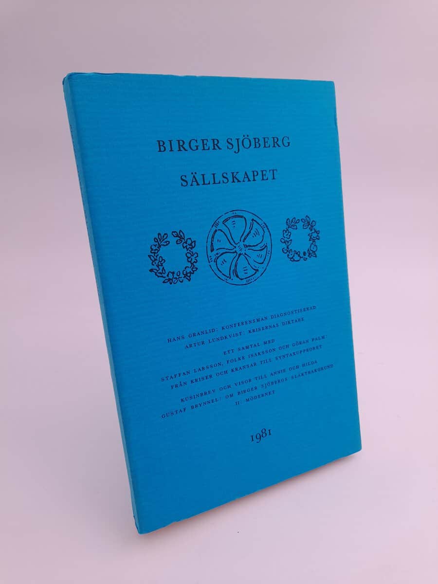 Birger Sjöberg-sällskapet : 1981