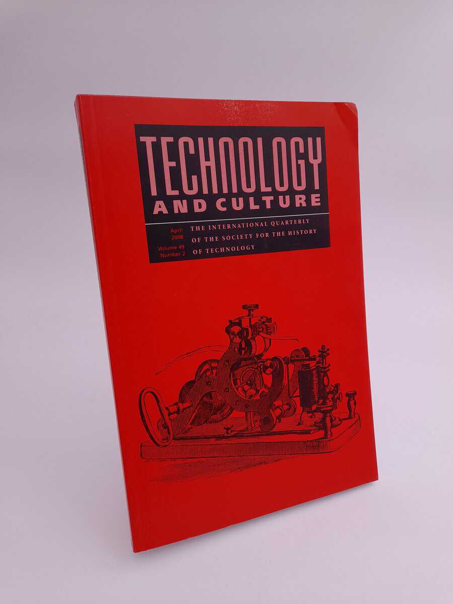 Technology and culture : 2008/2
