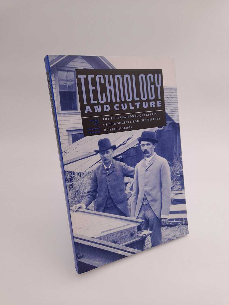 Technology and culture : 2007/4