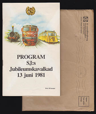 Ekström, Gert ; Jangö, Jan : Program SJ:s Jubileumskavalkad 13 juni 1981