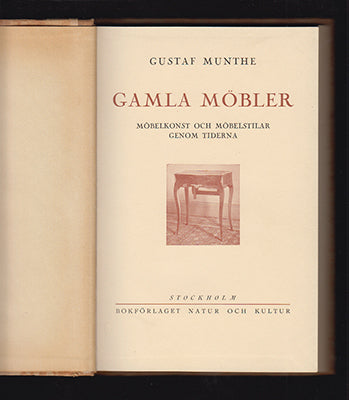 Gustaf Munthe : Gamla möbler