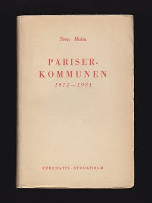 Sven Malm : Pariserkommunen