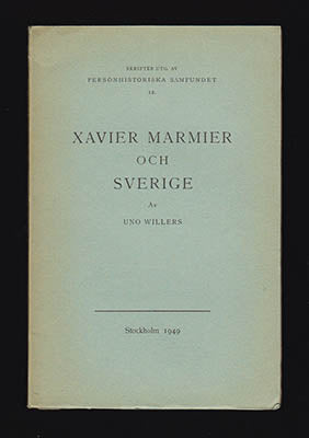 Uno Willers : Xavier Marmier