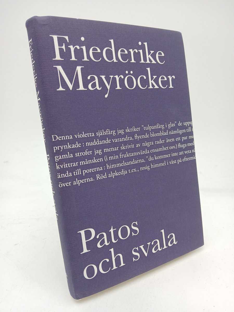 Friederike Mayröcker : Patos och svala