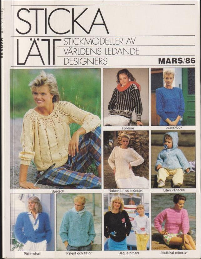 Manner, Eva (red.) ; Sjöblom, Maj (red.) : Sticka Lätt