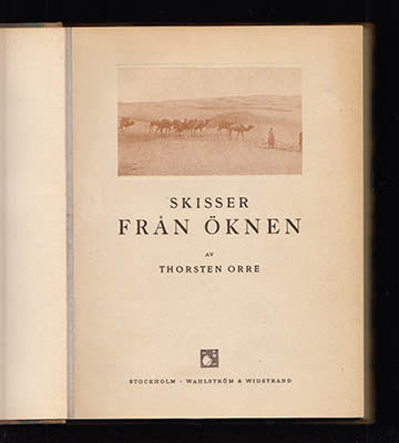 Thorsten Orre : Skisser från öknen