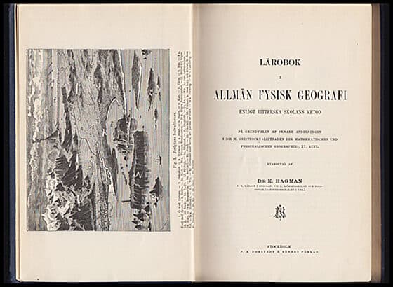Konrad Hagman : Lärobok i allmän fysisk geografi