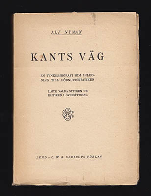 Alf Nyman : Kants väg