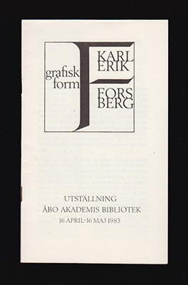 Karl-Erik Forsberg : Grafisk form Karl-Erik Forsberg