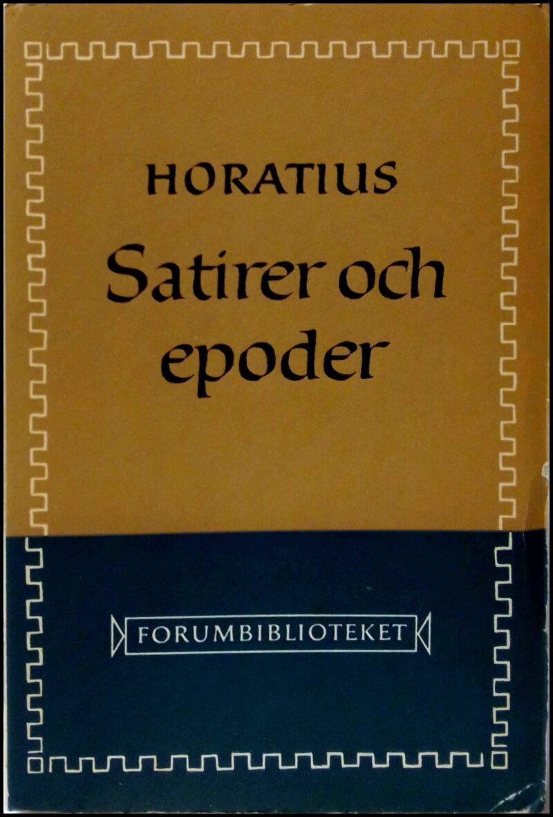 Quintus Horatius Flaccus : Satirer och epoder
