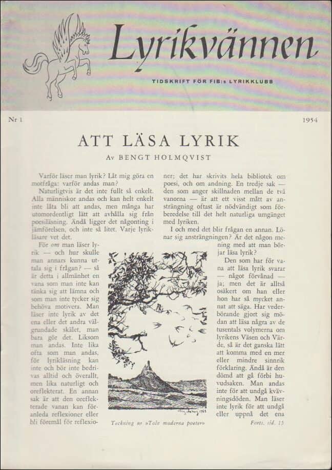 Lyrikvännen : 1954 / 1