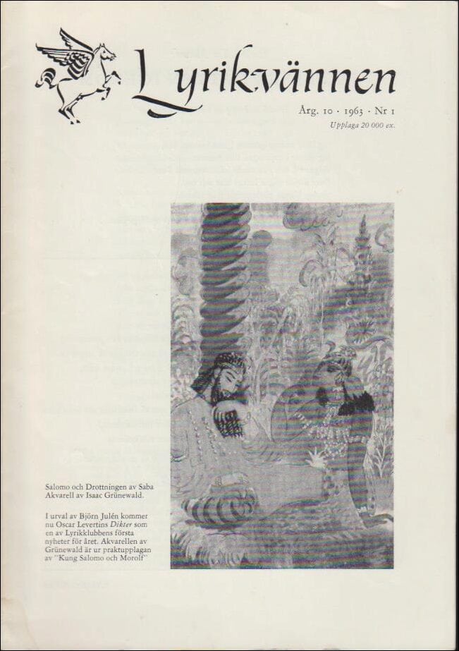 Lyrikvännen : 1963 / 1