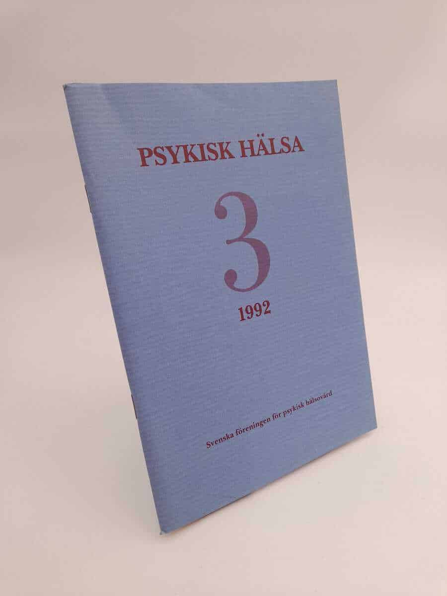 Psykisk hälsa : 1992/3