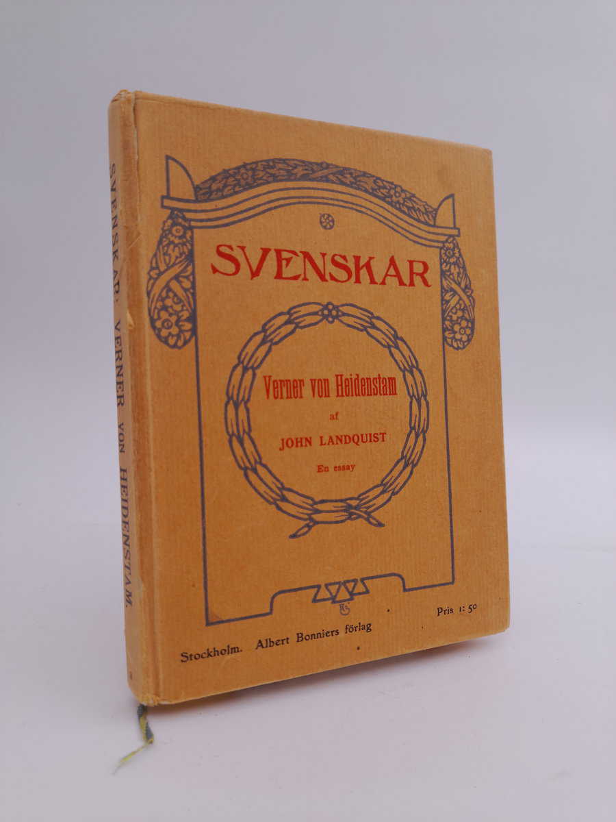 John Landquist : Verner von Heidenstam