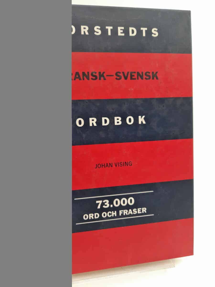 Johan Vising : Fransk-svensk ordbok