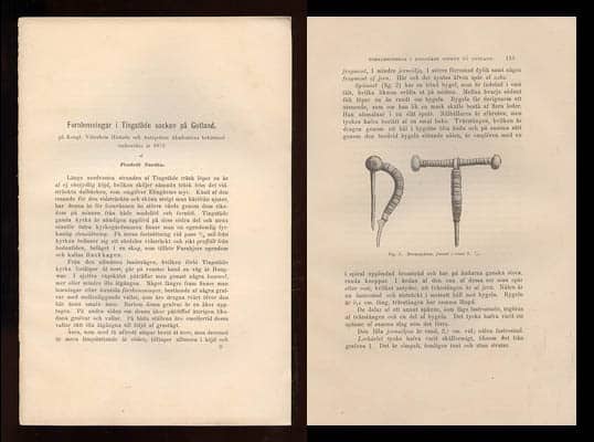 Fredrik Nordin : Fornlemningar i Tingstäde socken på Gotland