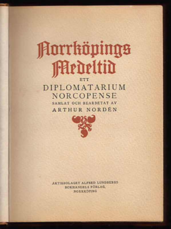 Arthur Nordén : Norrköpings medeltid