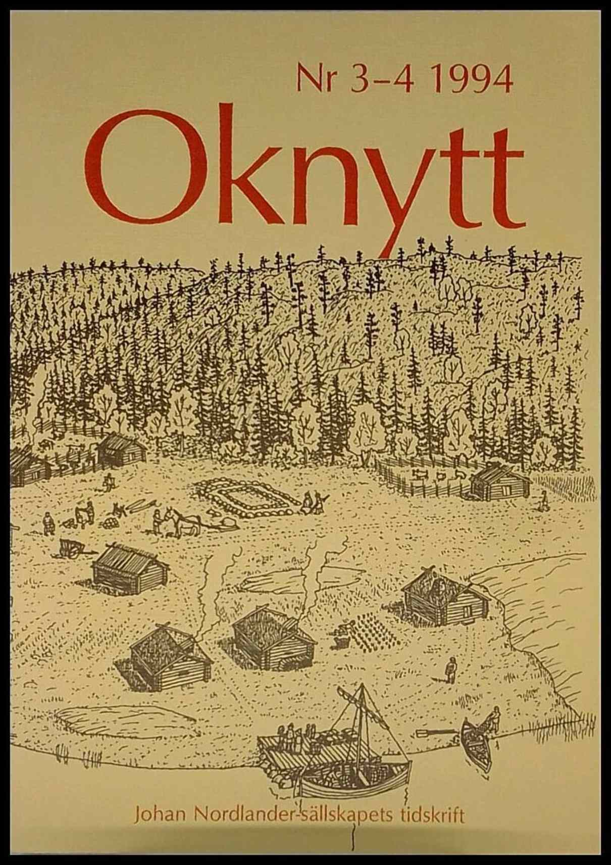 Oknytt : Johan Nordlander-sällskapets tidskrift : 1994 / 3-4