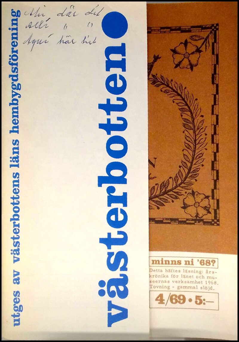 Västerbotten : 1969 / 4
