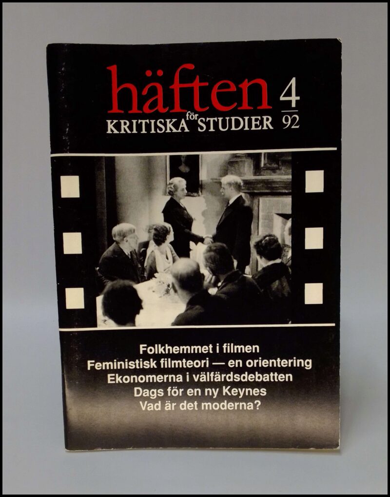Häften för kritiska studier : 1992 / 4