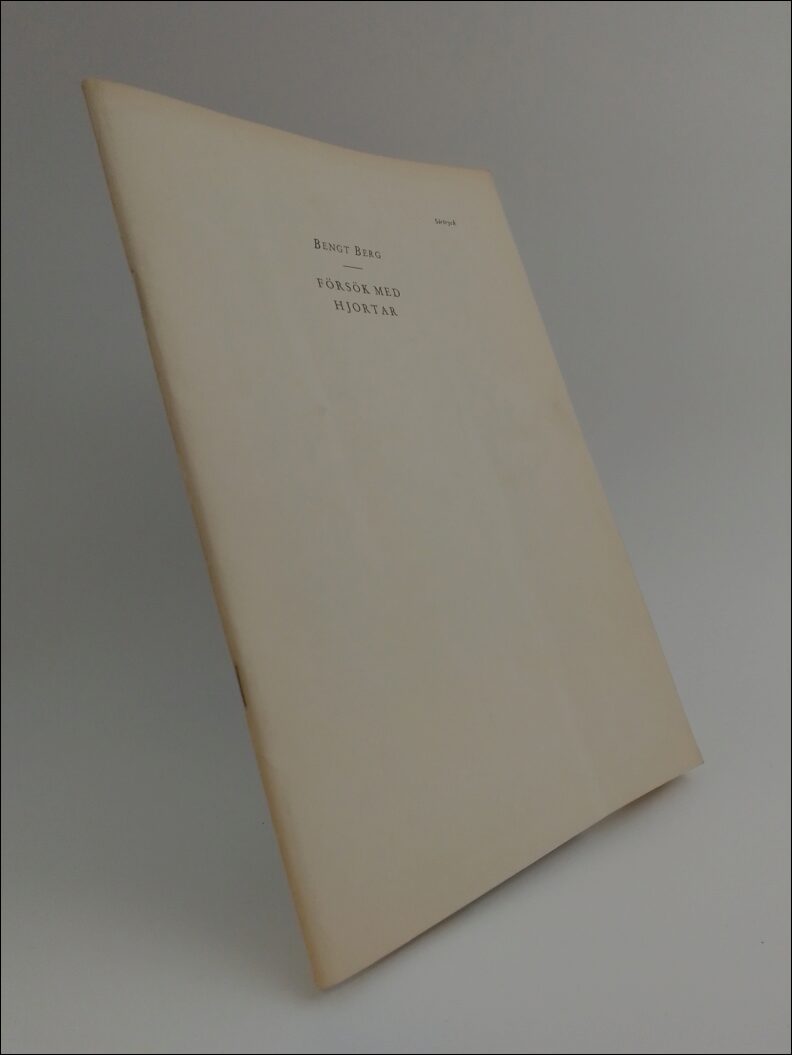 Bengt Berg : Försök med hjortar