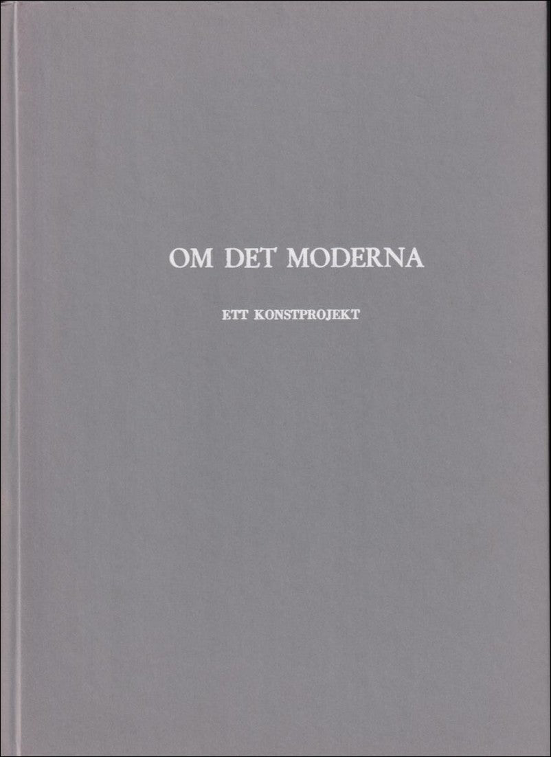 Om det moderna