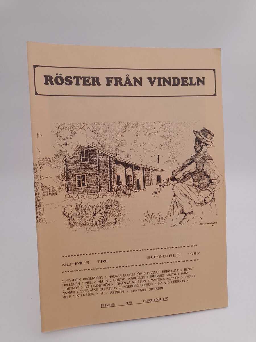 Röster från Vindeln : 1987/3