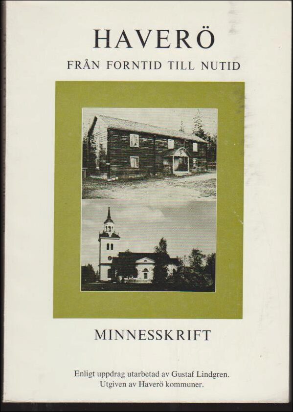 Gustaf Lindgren : Haverö