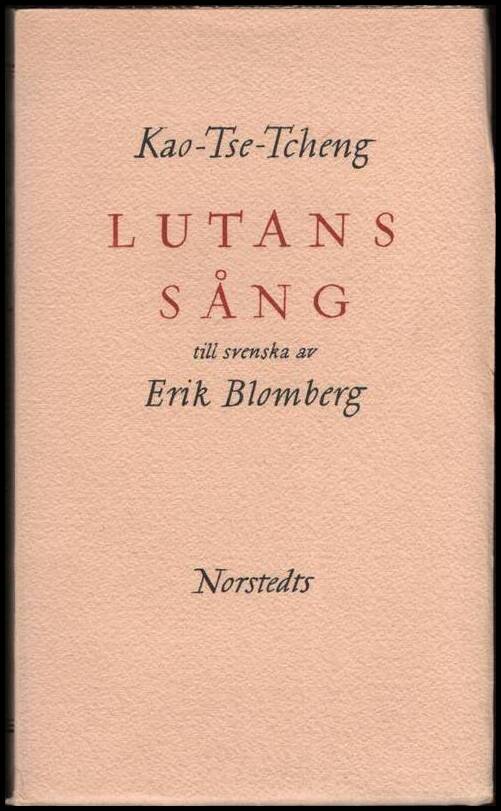 Kao-Tse-Tcheng : Lutans sång