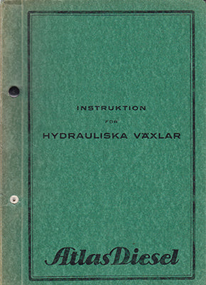 Instruktion för hydrauliska växlar