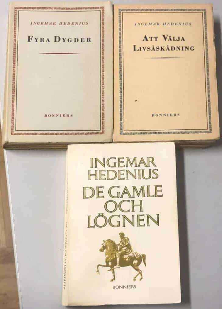3 verk av Ingemar Hedenius