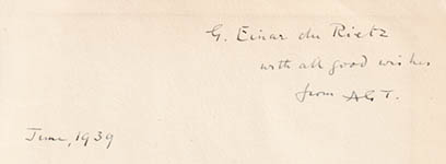 A. G. Tansley : The British Islands and their Vegetation. With 162 Plates containing 418 photograps and 179 Figures in the text