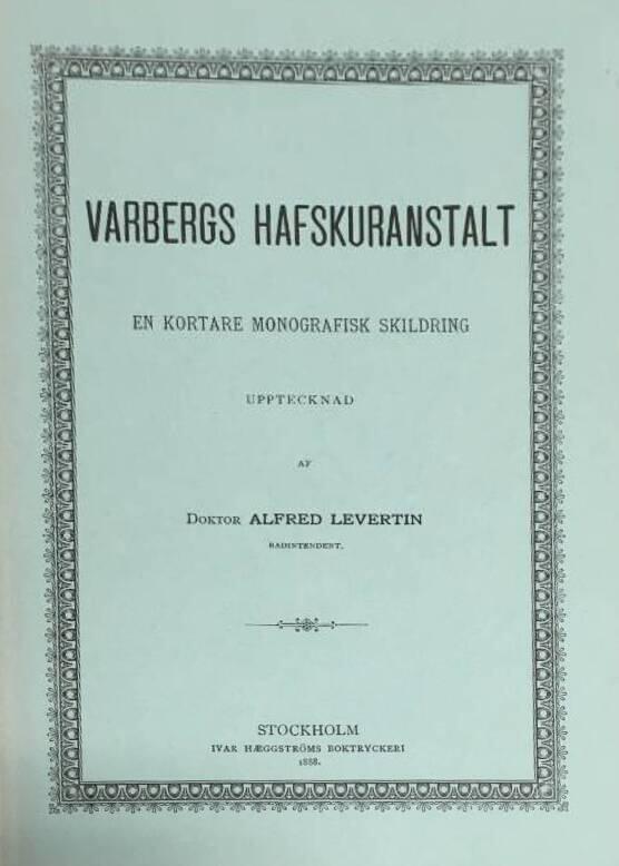 A Levertin : Varbergs hafskuranstalt