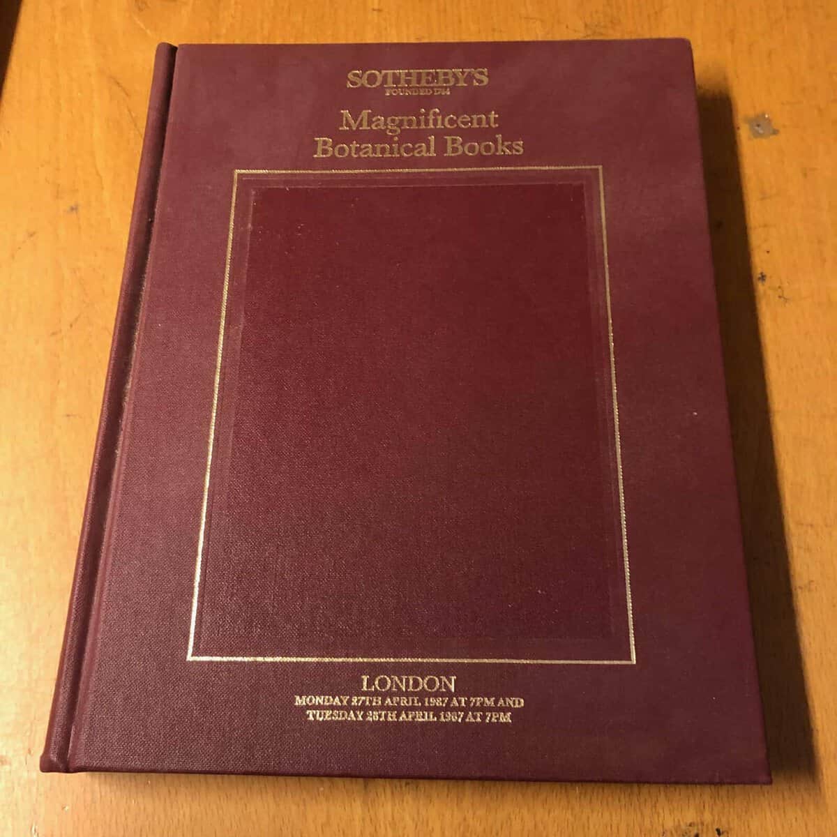 A magnificent collection of botanical books