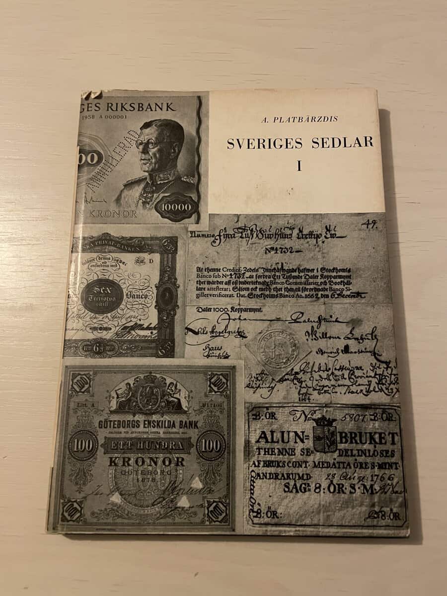 A Platbarzdis : Sveriges sedlar I (1) - 1661-1961