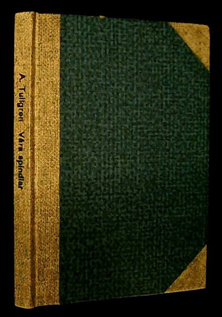 A. TULLGREN : Våra spindlar och hur man känner igen dem, Illustrerad fickbok Urval av arter med korta beskrivningar av deras utseende och levnadssätt samt förekost i landet