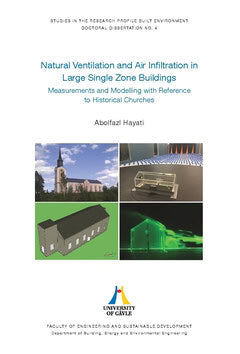 Abolfazl Hayati : Natural ventilation and air infiltration in large single zone buildings : measurements and modelling with reference to historical churces