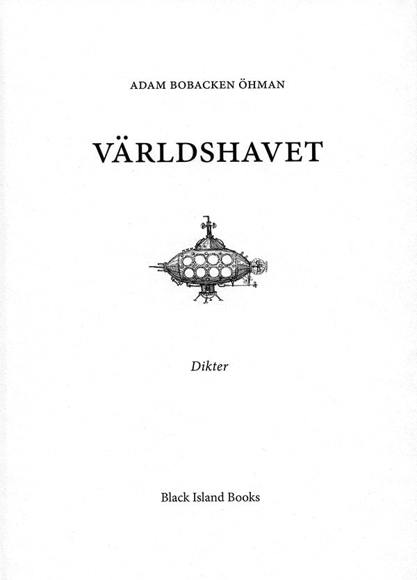 Adam Bobacken Öhman : Världshavet