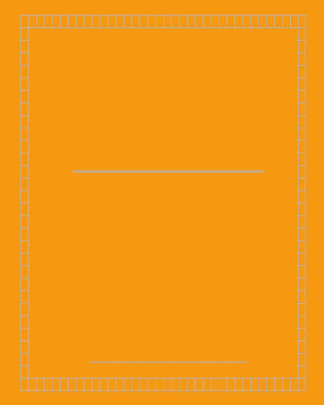 , : Projektbok Orange Rutad