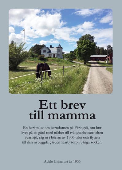 Adele Crimaurt : Ett brev till mamma