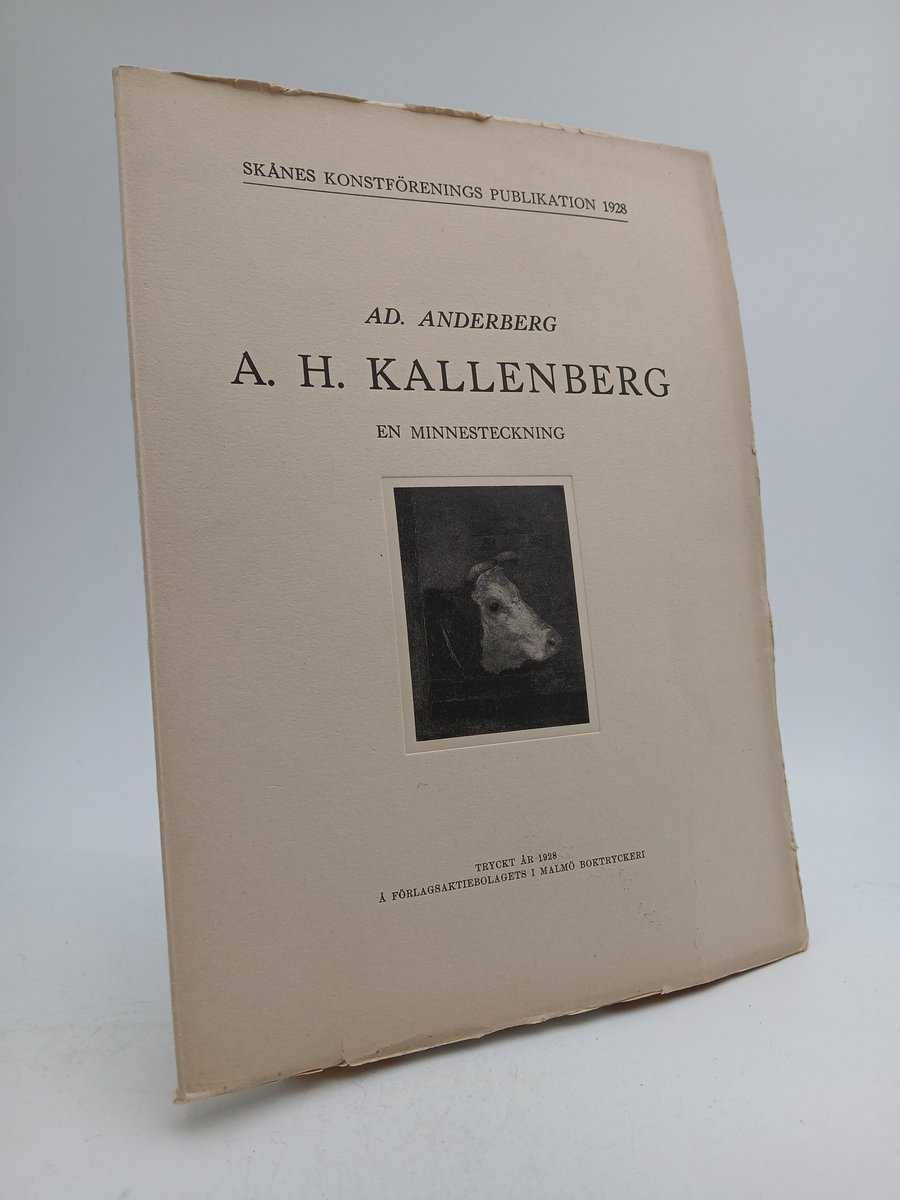 Adolf Anderberg : A. H. Kallenberg